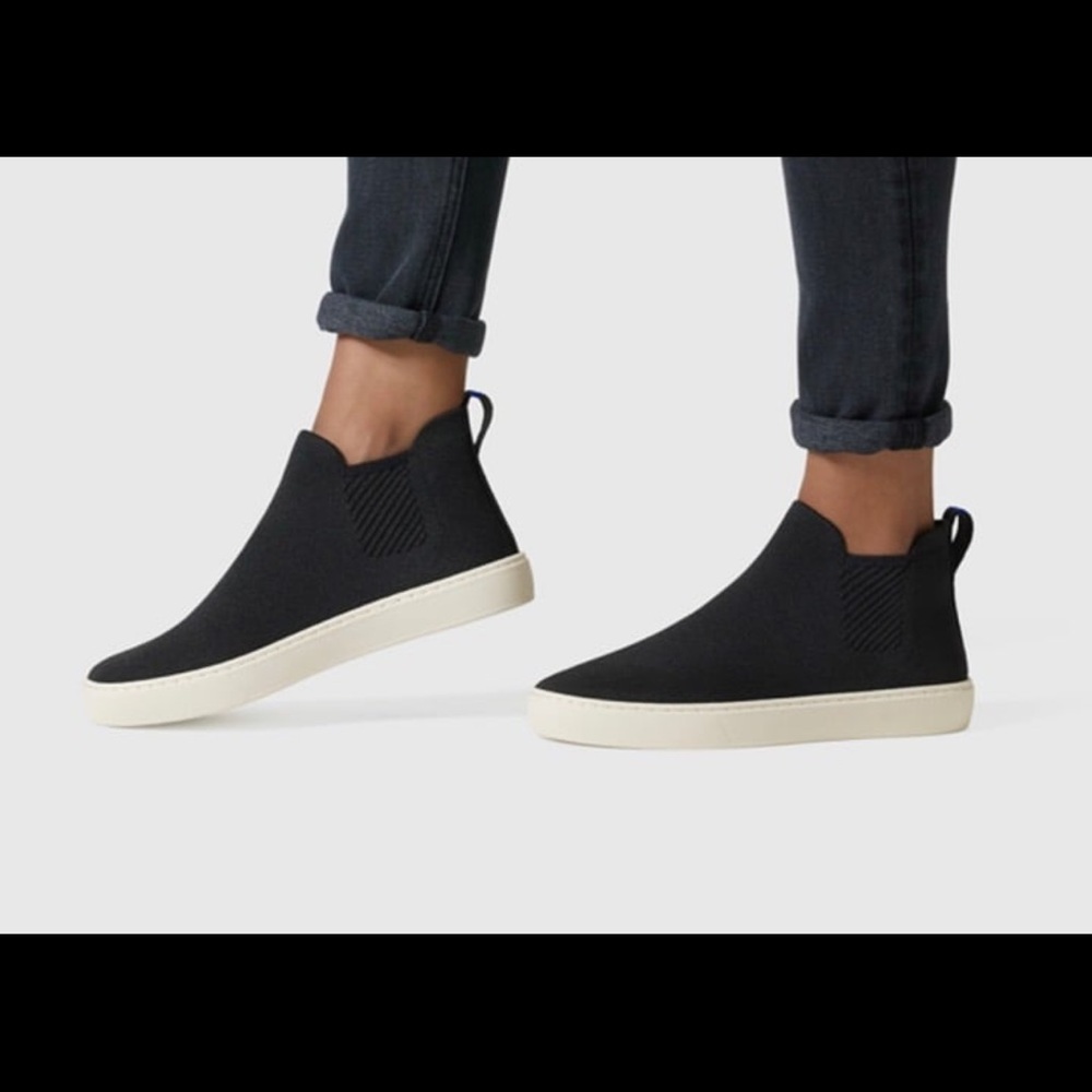 Rothy's Black and White Women's Sneakers